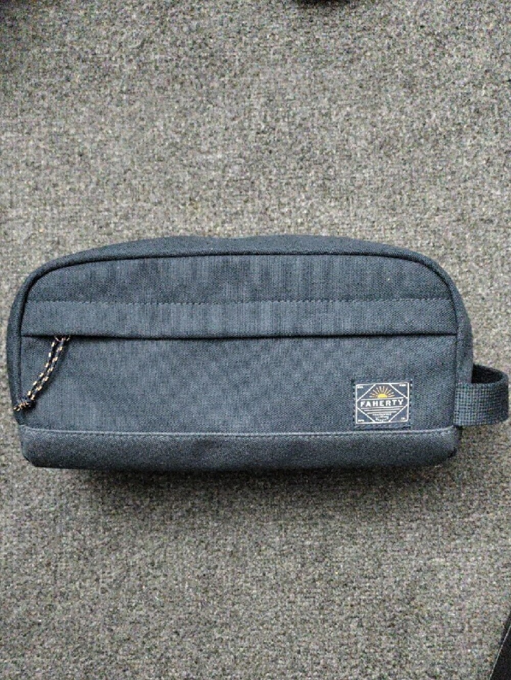 Faherty Dark Navy Toiletry Bag